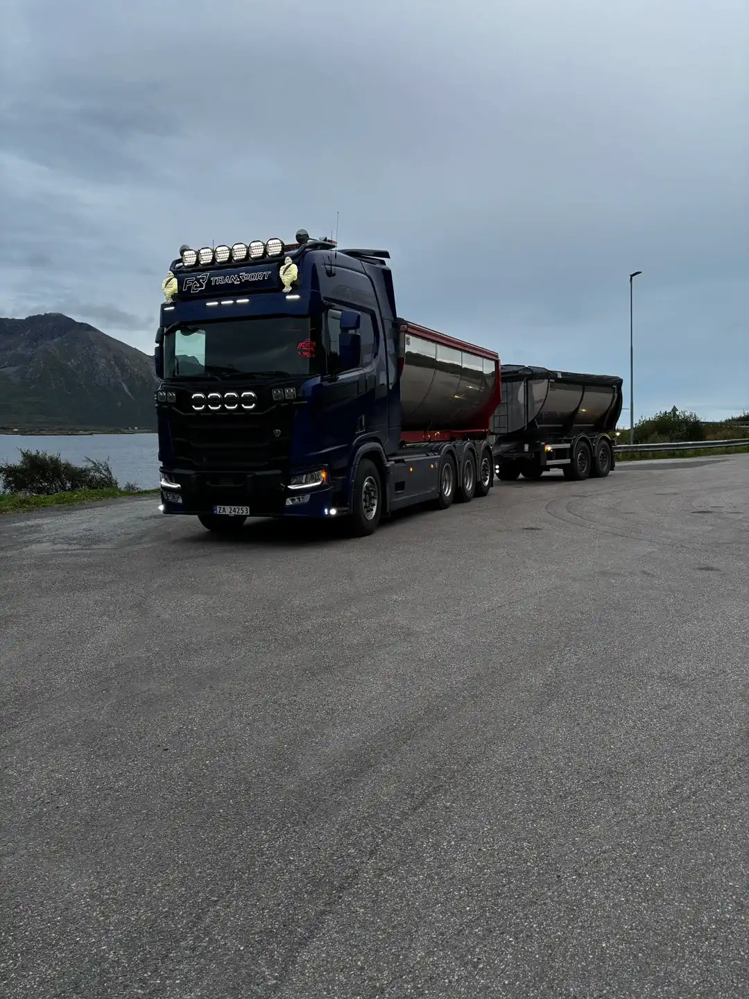 FS Graving og Transport sitt vogntog